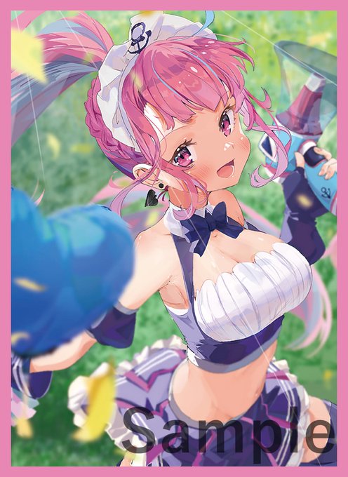 冬コミ 新作情報
「あくあ」のスリーブとプレイマットになります。イラストはnanaco様(@nanaco_41n)になります! 