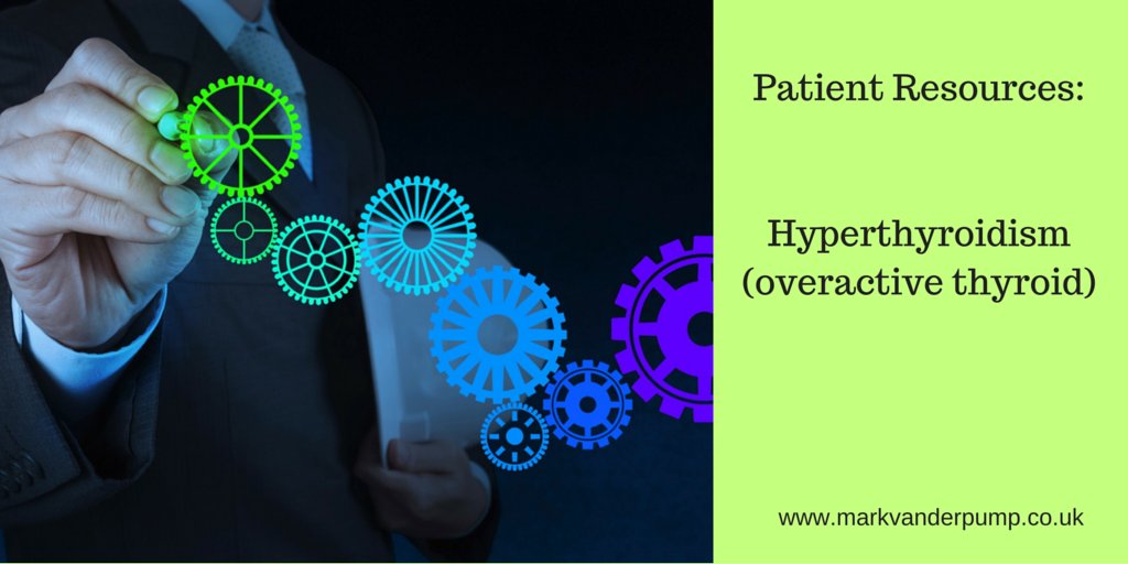 DrMVanderpump's tweet photo. Like to know more about #hyperthyroidism? #overactivethyroid - my patient resource is here https://t.co/MMuPfGUeHb https://t.co/dV21UHJl5d