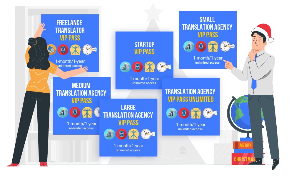 wordcounttool's tweet photo. 💥Exclusive Offer! VIP Passes with translation effectiveness tools for Freelance translators and Translation Agencies. Enter 2022 powerfully!  Order Vip Pass before the New Year and get 3 months bonus for Monthly Subscription, 6 months bonus for Annual https://t.co/lDAQJ9lJcA https://t.co/QFwJVbetvS