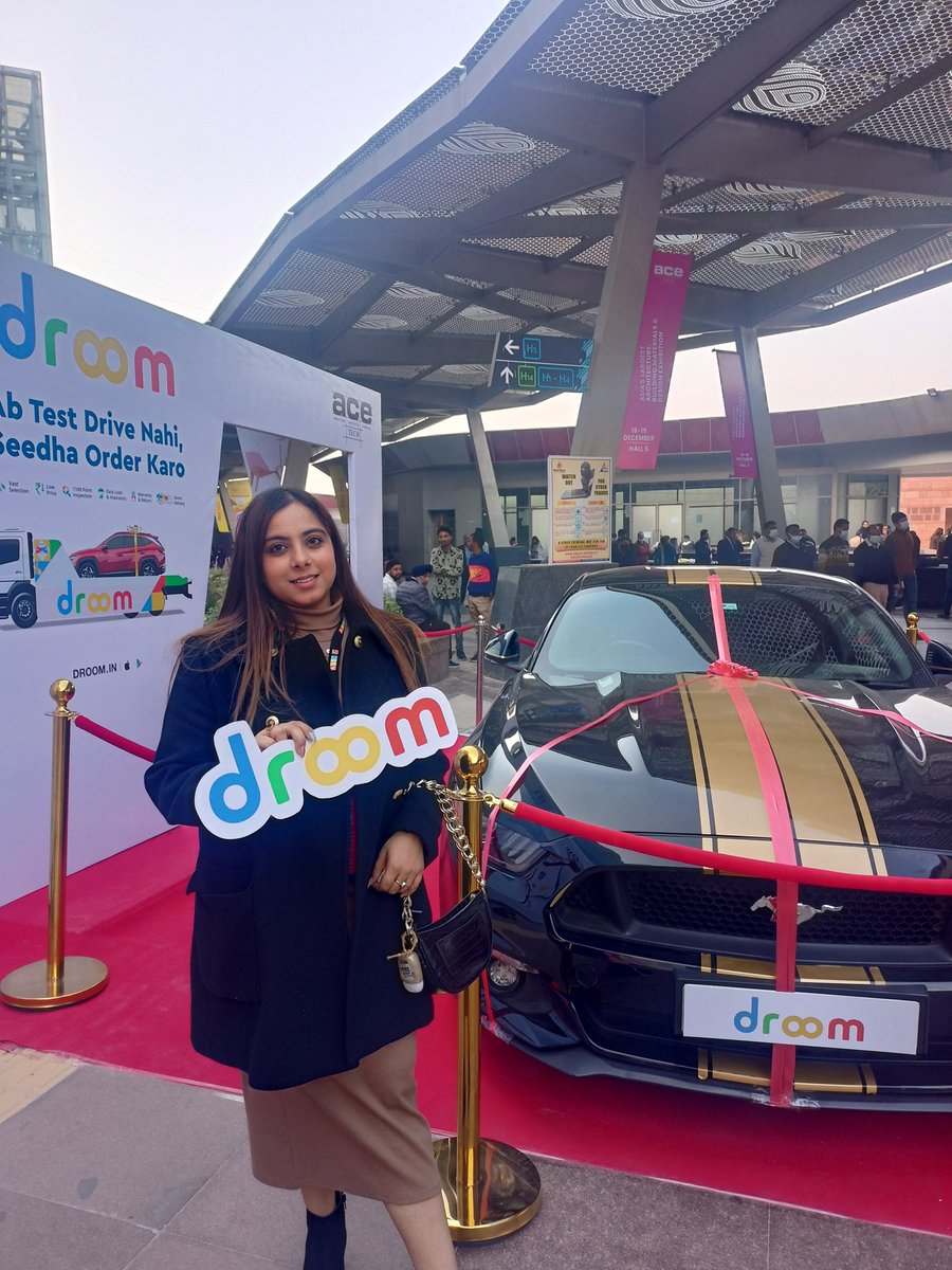 letsdroom's tweet photo. Day 2 of #DroomXaceTECH at Pragati Maidan, New Delhi.
Visit outside the hall no. 5 & participate in the amazing contest - SNAPโข TAGโข WIN
#contest #droom #acetech #pragatimaidan #mustanggt #snaptagwin https://t.co/1BnLKXN5QG