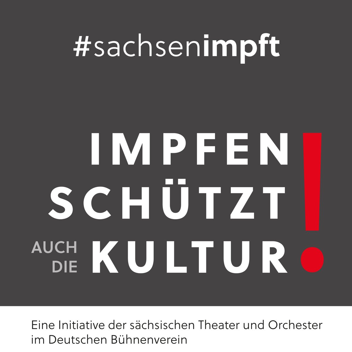 Gewandhaus's tweet photo. ❗️IMPFEN SCHÜTZT AUCH DIE KULTUR❗️
Musik gibt der Seele Halt und gerade in diesen Zeiten wären wir gerne für euch da. Lasst uns gemeinsam dafür sorgen, dass wir euch bald wieder in unseren Konzerten willkommen heißen dürfen.
#sachsenimpft #impfenschütztauchdiekultur https://t.co/ZWfHPbHCES