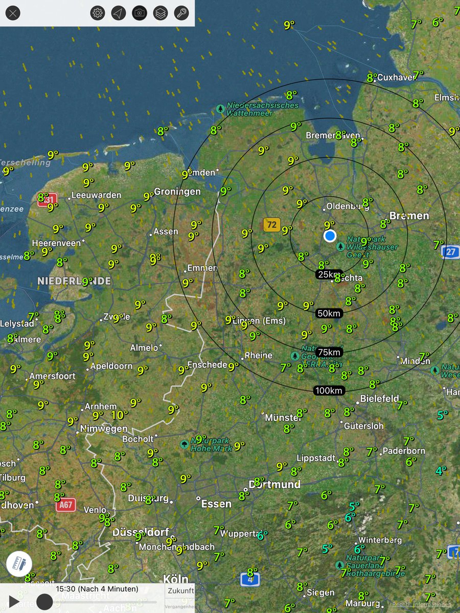 Zewuhn1's tweet photo. Via Weather Mate für iOS. #WeatherMate https://t.co/QiWvNDberN