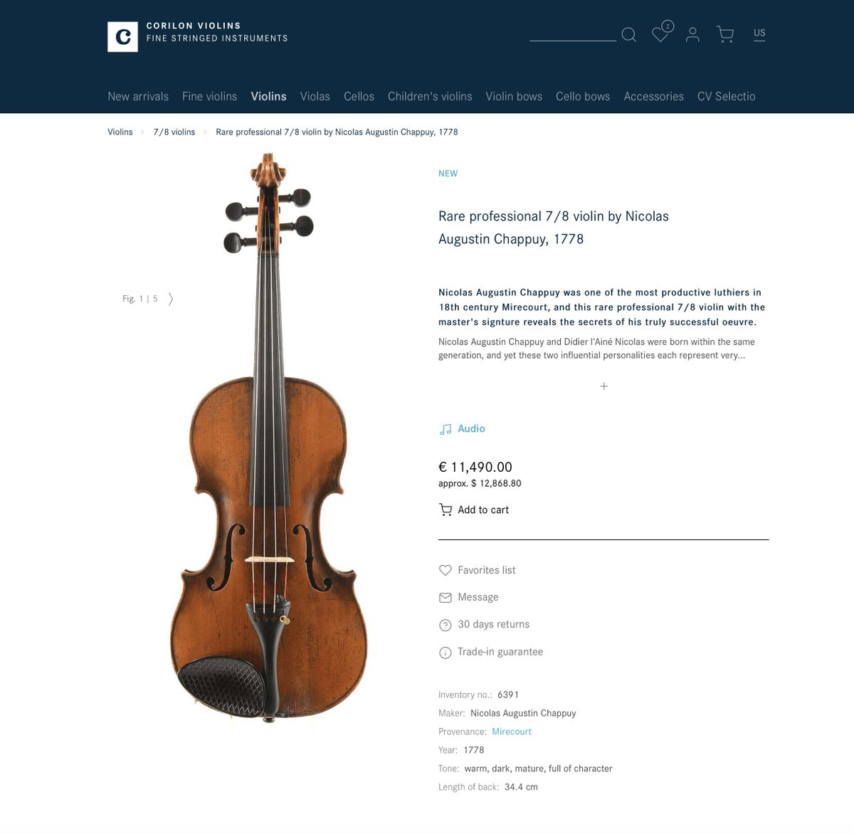 Corilon_violins's tweet photo. A rare professional 7/8 violin by Nicolas Augustin Chappuy made in 1778 - suitable for small-handed players 

https://t.co/IgaGjopM4w

#78violin #violin #violino #violon #fiddle #geige #violine #78violon #78geige #78violine #78violin #78violino https://t.co/Vm77ruyTAA