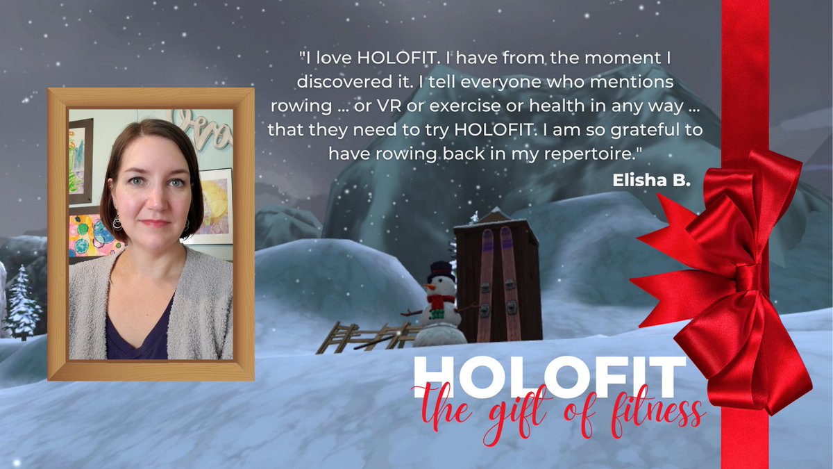 holofitvr's tweet photo. What better gift for the Holidays than #HOLOFIT? π
Treat yourself and join our HOLOFIT VR Fitness Community!
#VRFitness #OculusQuest #MoveForReal #WeAreHOLOFIT π https://t.co/TJnrowKzuu