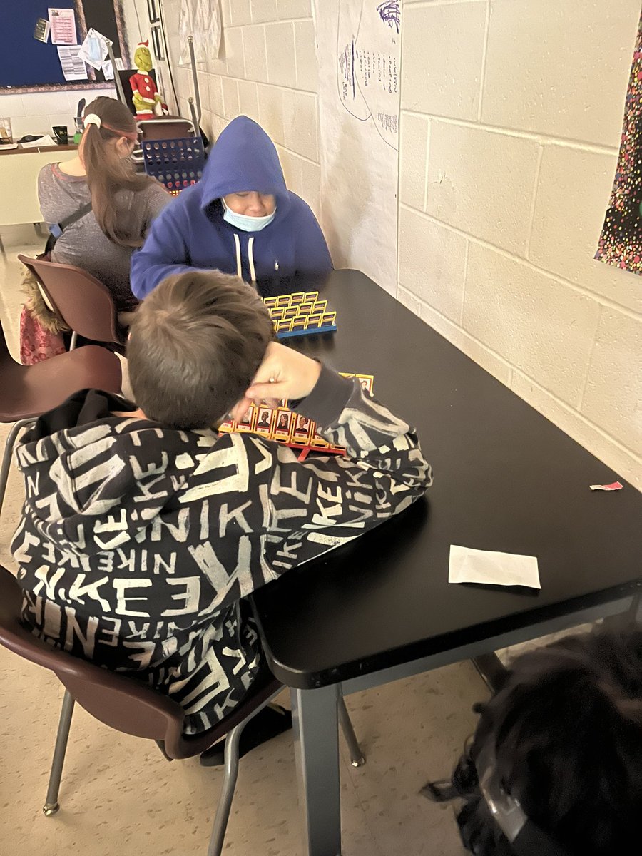 BrittanyEmbry's tweet photo. Quote of the day “Bro, I haven’t played this game in forever, someone play this with me!” Don’t tell the students, but we are earning big lessons today too! @JonesJetsPride https://t.co/IbmZjzyB5m