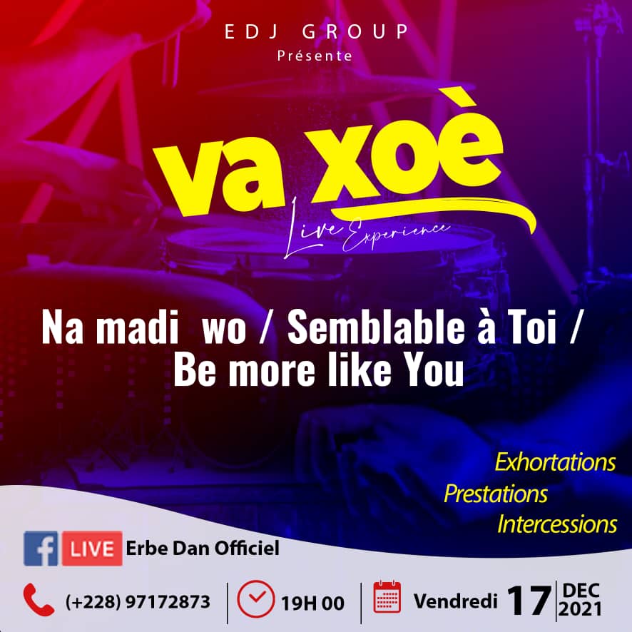 ErbeDan's tweet photo. Surprises 🎁 waouh: l'événement se répète🔥

Ná ma ɖi Wò, un évènement Vaxoè Live Experience en direct de la page Erbe Dan Officiel ce vendredi dès 19H GMT

Vivement vous retrouver ce soir

#VaxoèLiveExperience #ErbeDan #edjgroup https://t.co/7d1YhbnBp8