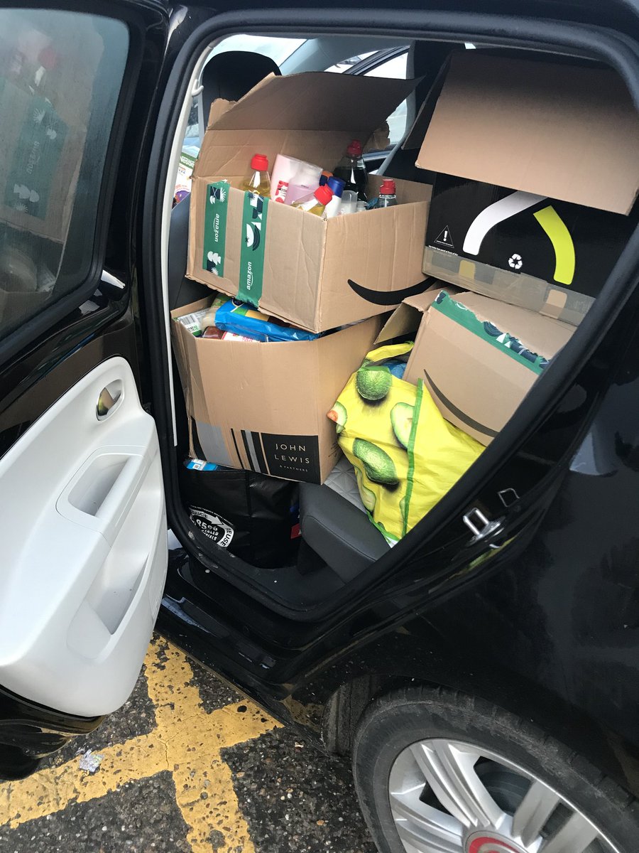TrinityStMarys's tweet photo. Thank you to everyone who donated to our reverse Advent calendar. We had over 400 items to take to the SWF food bank this week. https://t.co/fOjslNPp2L