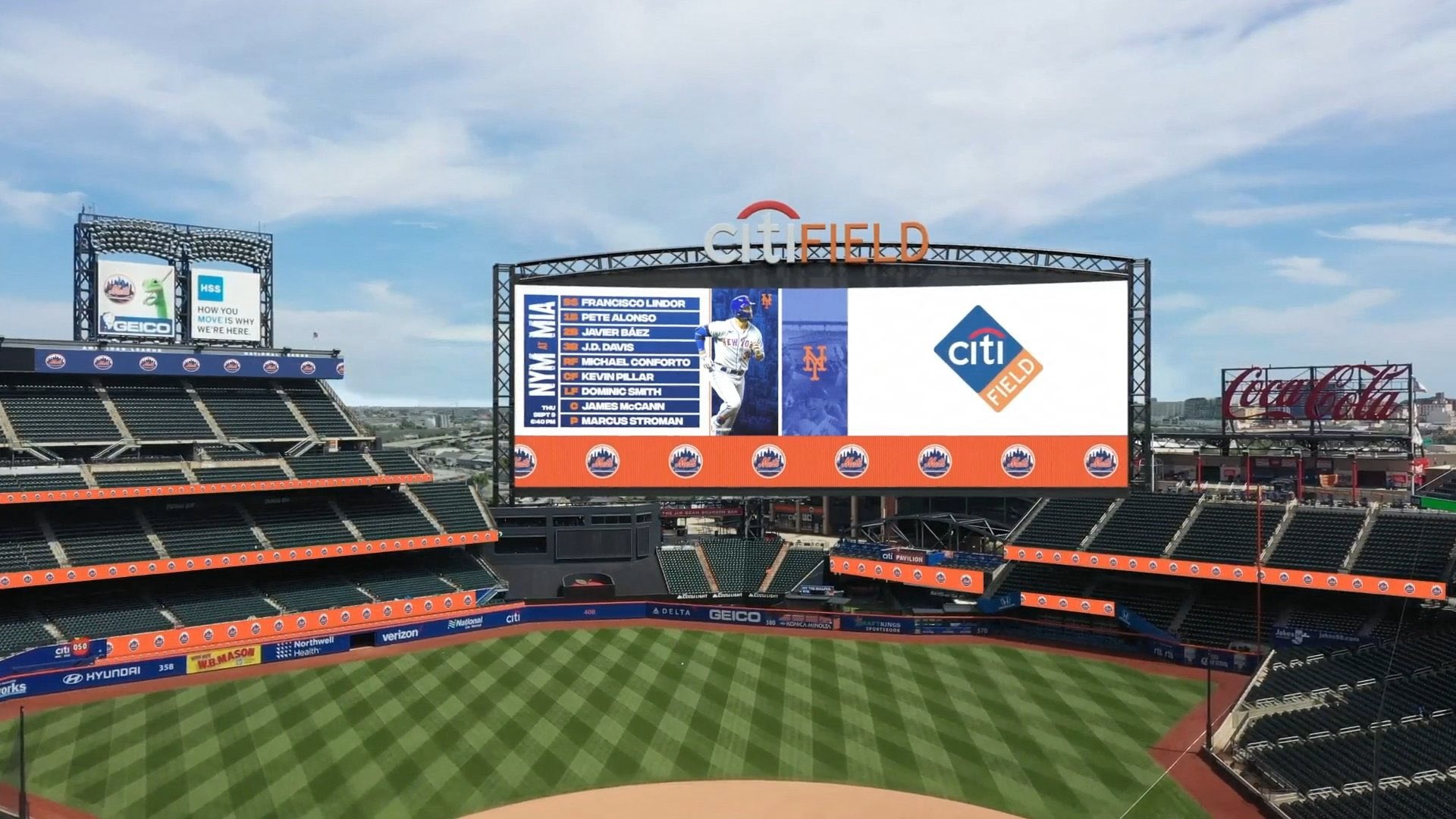 Metsmerized Online on X: For every 10 RTs we'll make the new #Mets  scoreboard bigger. #LGM  / X