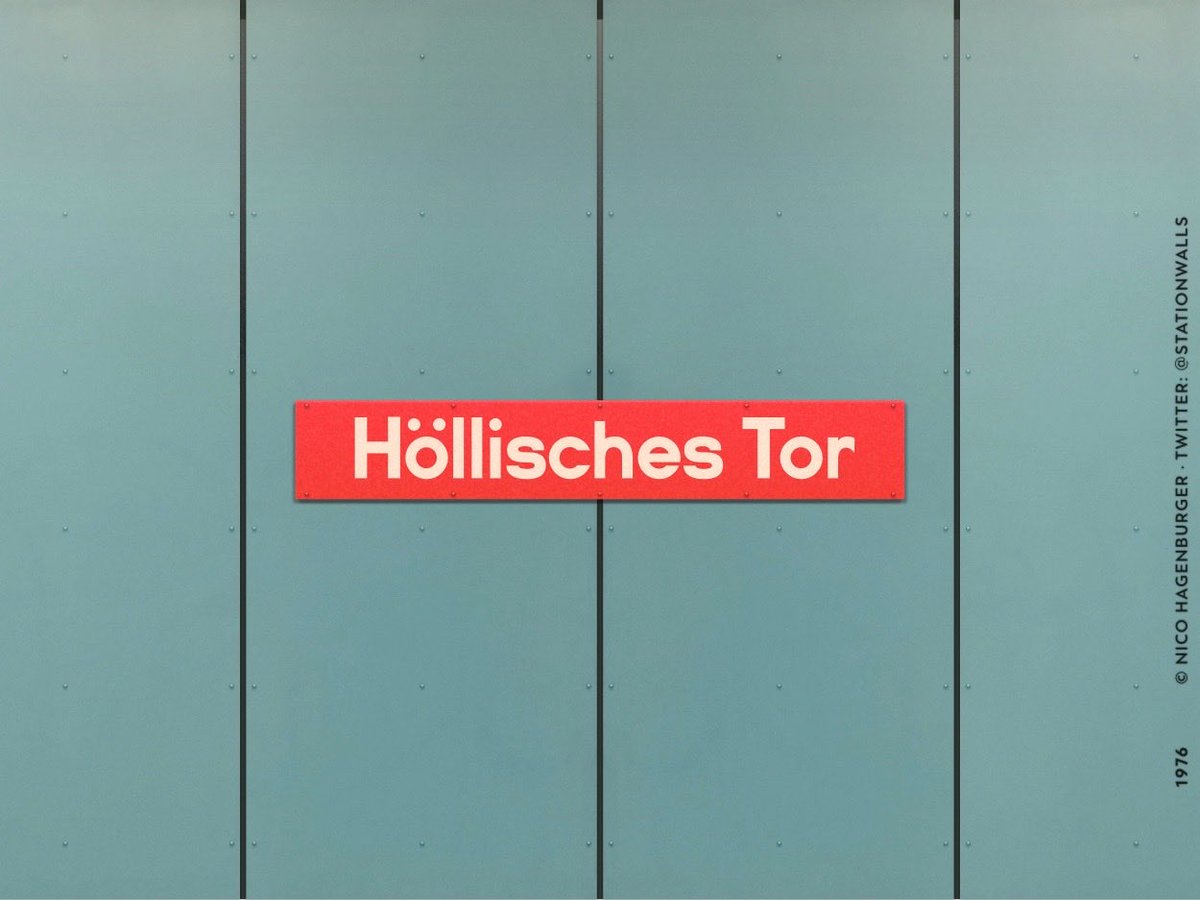 Ja, Vorsicht ⚠️
Vom Platz der Impflücke geht’s direkt ans Höllische Tor. 
#GemeinsamGegenCorona #ZusammenGegenCorona #ImpfenRettetLeben #UBahnhöfe2021