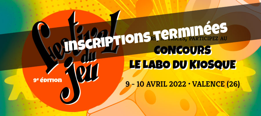 festijeuvalence's tweet photo. Les inscriptions des auteurs et autrices ainsi que celles au concours "Labo du kiosque" sont closes, toutes les places ayant été prises ;)
Merci à tous pour vos engouement !
#protolab #j2s #jeudesociete #JDS #festival https://t.co/zHUquuZhOM