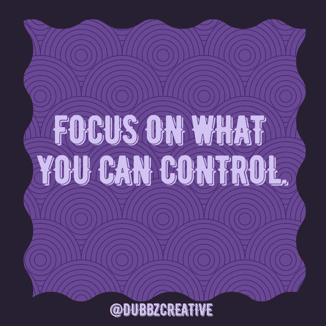 Every once in a while I have to remind myself to focus on what I can control, and I seem to gain new insight into the advice over time. #inspirationalquotes #focus #Control #insight #selfcare