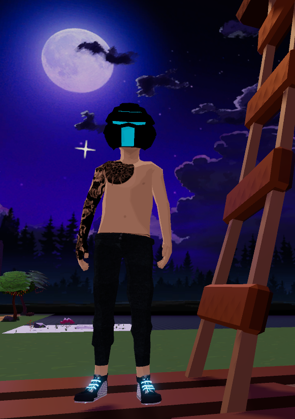 unkthepunk's tweet photo. woke up on that villain vibe on DCL today
#justlooksthough #imagoodguy :D
#decentraland @Inkedmag @polygonalmind https://t.co/4BXT6b5jgN