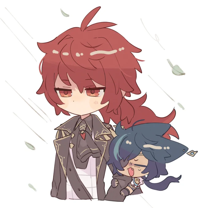 風が強いよ～🍃 