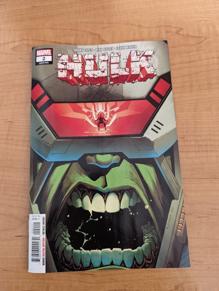 WolbertJames's tweet photo. JIMMY'S REVIEW : #HULK issue 2. #BruceBanner is having problems with his space ship powered by #Hulk. More power? Who is the alternate Doctor BRUCE BANNER? #Cates #Ottley https://t.co/hqduhFbUJS