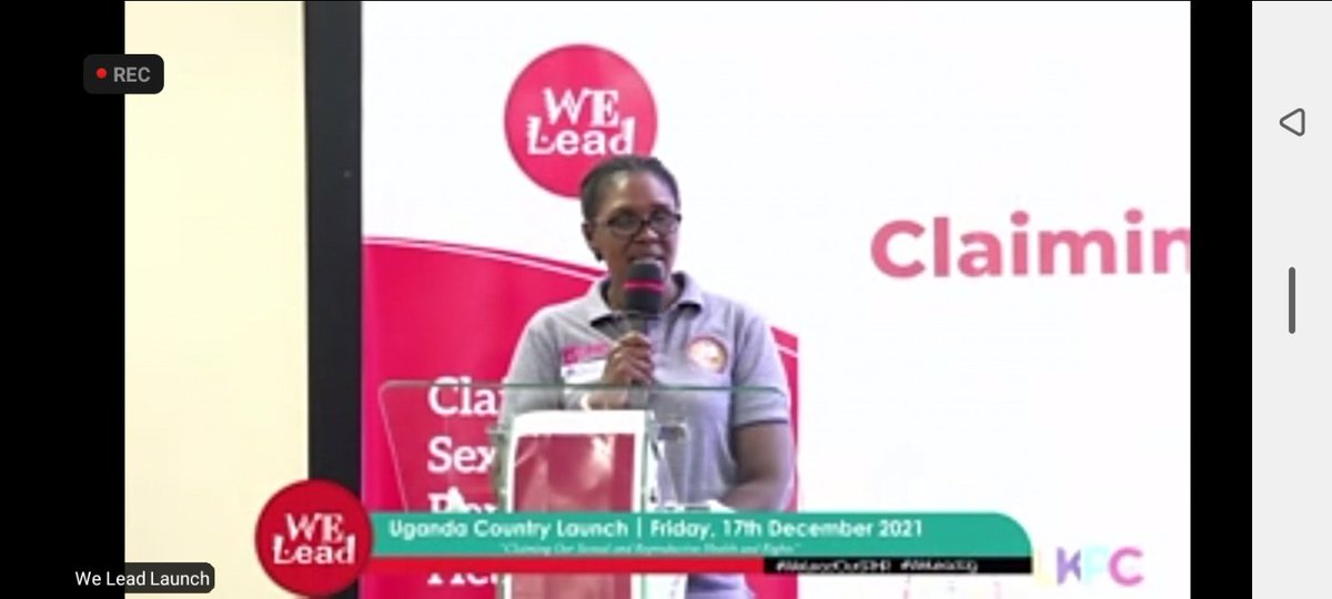The space has been provided through #WeLeadUg. This is the space that we will work on with a lot of transparency -that we will work for us, with us and by us. ~Ms Betty Achana | @nuwodu.

#WeLeadOurSRHR #WeLeadLaunchKe2021