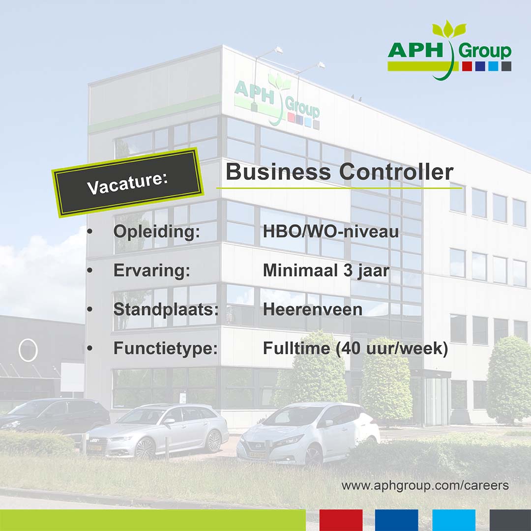 APHGroup's tweet image. Wil jij een een belangrijke rol spelen in een internationale organisatie op het gebied van finance?

Zoek jij een afwisselende en uitdagende functie waarbij jij onze financiële processen verder gaat optimaliseren? Kijk dan eens naar deze vacature!

#businesscontroller #vacature