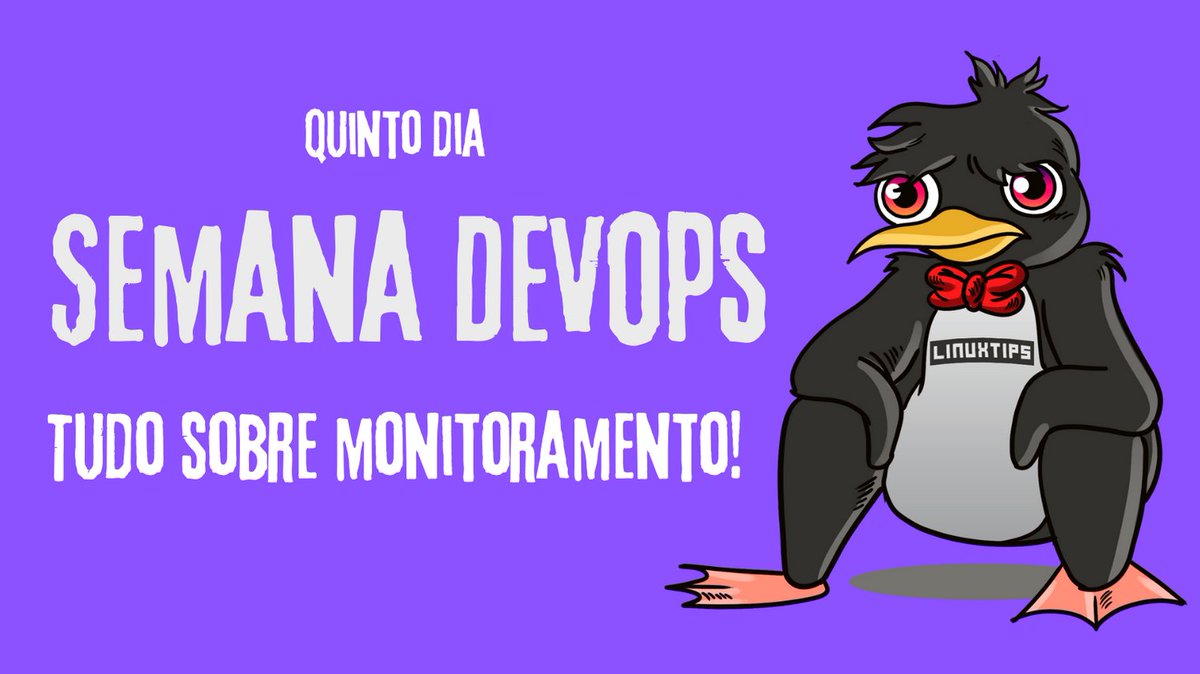 LINUXtipsBR's tweet image. Já aprendemos sobre Docker, Kubernetes, Terraform, Gitlab e hoje é o dia de a gente aprender sobre monitoramento! Vem para mais um dia da Semana DevOps &amp;lt;3

#SemanaDevOps - Day5!!!