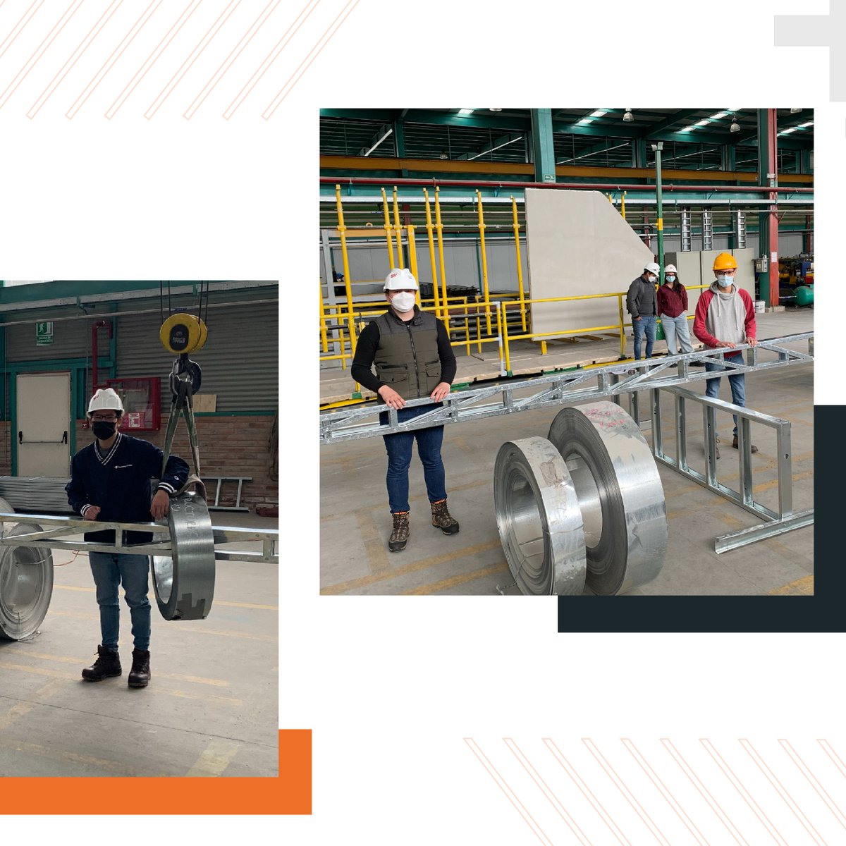 EcuadorIcon's tweet photo. Recibimos con mucha alegría la visita de los alumnos de ingeniería de la Universidad San Francisco de Quito, quienes pudieron conocer de primera mano nuestro proceso de construcción integral y sus beneficios.

#SistemasModulares #LightSteelFraming #ModularBuilding https://t.co/NYdkvzOzET