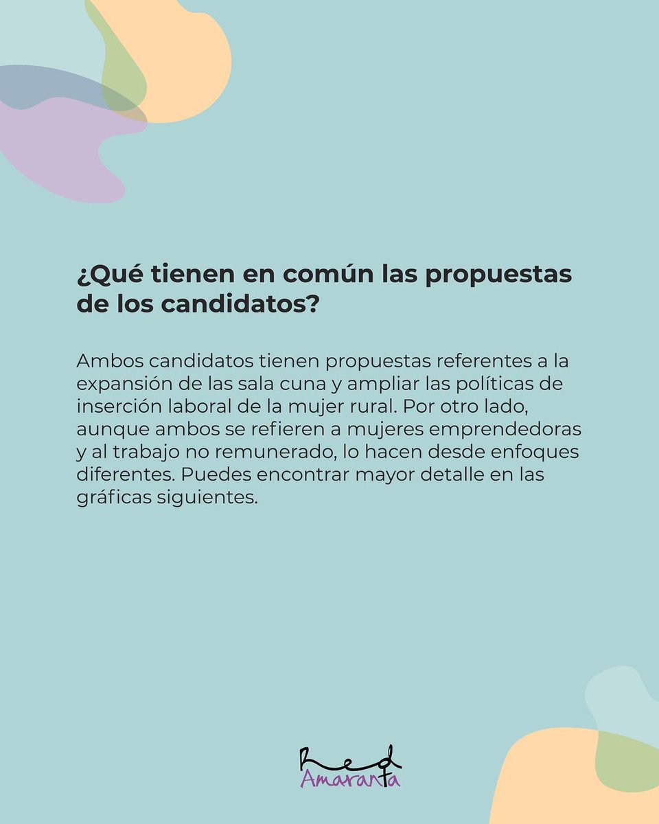 amaranta_red's tweet photo. Sabiendo que la pandemia significo un tremendo retroceso en términos de la inserción laboral de las mujeres, nos preguntamos sobre qué dicen los programas de los candidatos a la presidencia en temáticas relacionadas a economía y trabajo para mujeres? https://t.co/9LwzgMDkxN