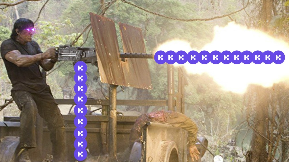 SamboJallyMan's tweet photo. @Kin_Ecosystem @SimplexCC mini-gun for you! https://t.co/hTGgg7Zar7