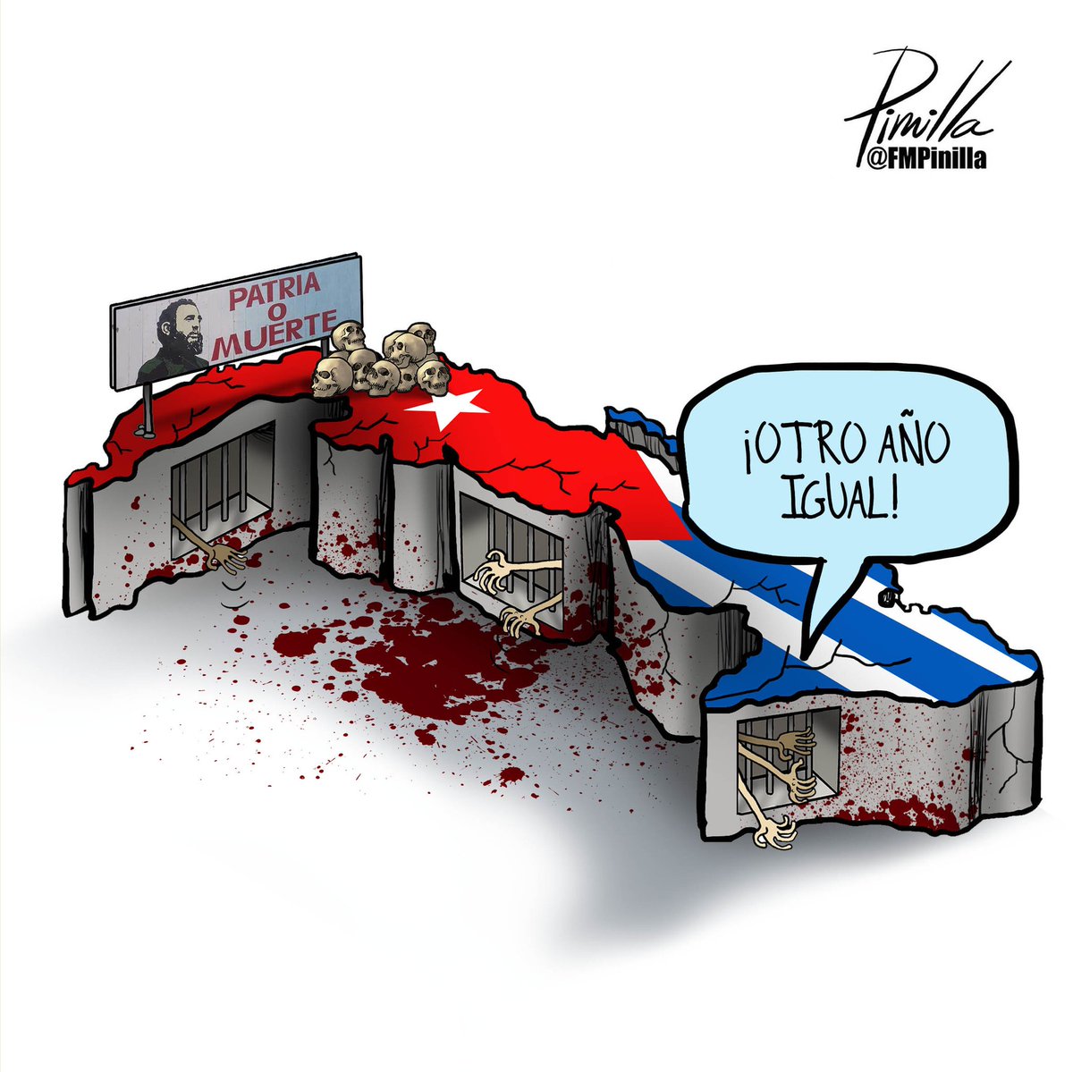 cuba_corazon's tweet photo. @DiazCanelB #LibertadParaLosPresosPoliticos 
#LibertadParaLosNinosDel11J 
#EnCubaHayUnaDictadura 
#DiazCanelSalDelPoder
#PatriaYVida https://t.co/U4VFeidY6r