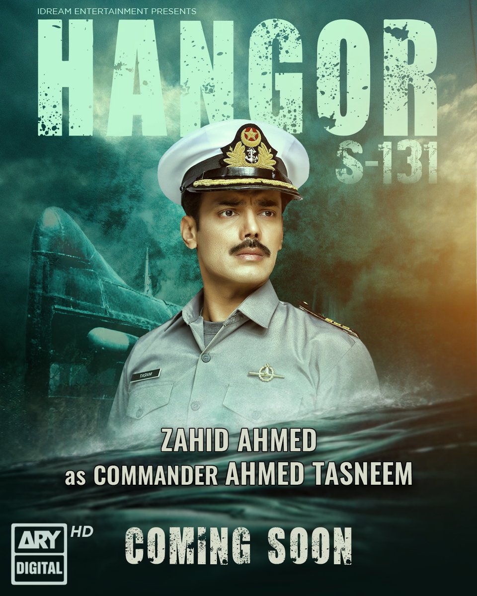 ARY Digital (@arydigitalasia) on Twitter photo Paying tribute to the hero of the 1971 War; #ZahidAhmed plays the role of Commander Ahmed Tasneem in the special telefilm #Hangor
Coming soon only on #ARYDigital
#HangorS131 #PakNavy #1971 #TrueStory
<a href="/zahidahmed_/">Zahid Ahmed</a> <a href="/Salman_ARY/">Salman Iqbal ARY</a> <a href="/Jerjees/">Jerjees Seja (JJ)</a> <a href="/abdullahseja/">Seja</a> Paying tribute to the hero of the 1971 War; #ZahidAhmed plays the role of Commander Ahmed Tasneem in the special telefilm #Hangor
Coming soon only on #ARYDigital
#HangorS131 #PakNavy #1971 #TrueStory
<a href="/zahidahmed_/">Zahid Ahmed</a> <a href="/Salman_ARY/">Salman Iqbal ARY</a> <a href="/Jerjees/">Jerjees Seja (JJ)</a> <a href="/abdullahseja/">Seja</a>