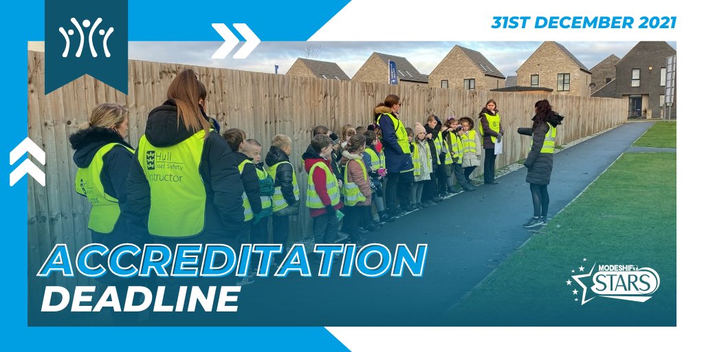 firststep_cycle's tweet photo. Accreditation Deadline approaching! π¨
The Modeshift STARS Accreditation deadline for schools is 31st December. Schools will need to submit their application by this date to achieve their awards.
#FirstStepCycle #ModeshiftSTARS #Hull #ActiveTravel #SustainableTravel https://t.co/m7r7YFPLUC