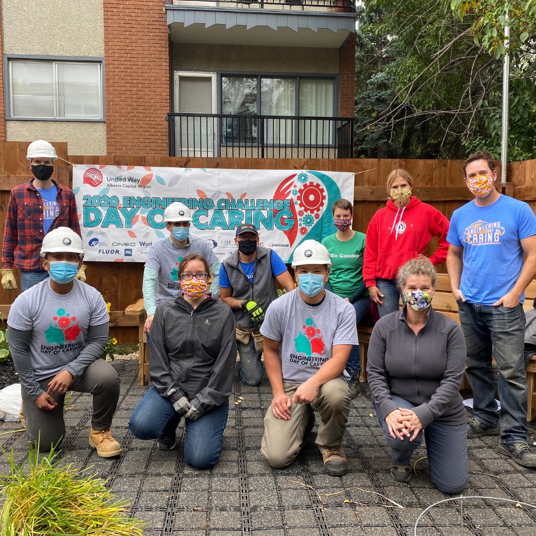 AFPEdmonton's tweet photo. Congratulations to #NPD2021 Award Recipient Engineering Challenge Day of Caring! 🤩
⁠
Read their story at https://t.co/yZ18kzW8rA⁠
⁠
#afpyeg #npdyeg @engineeringchallenge, @myunitedway https://t.co/ySSEHb9aO2
