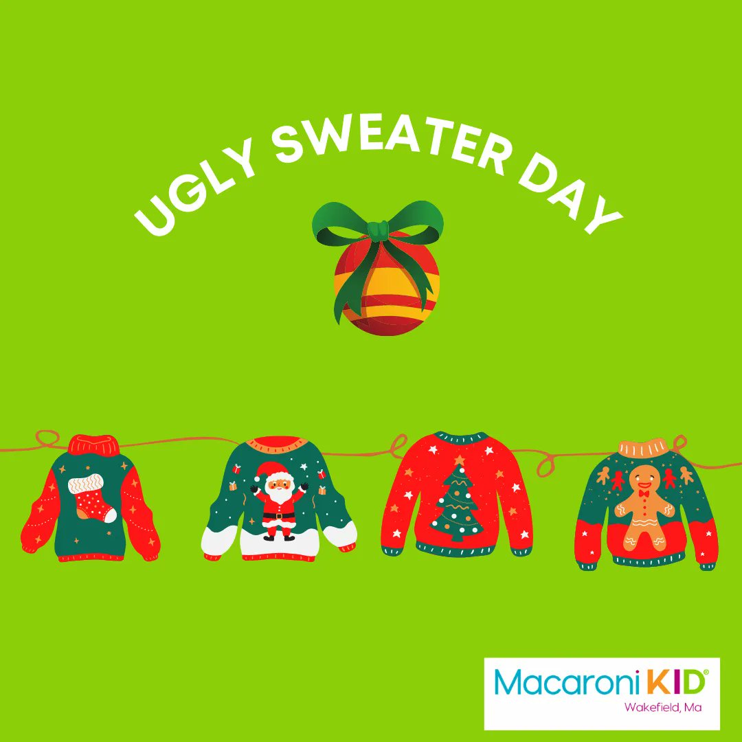 MacKidWakefield's tweet photo. Happy Ugly Sweater Day! Who is celebrating? Show us!
#mackidwakefield https://t.co/x2MnS0KlP9