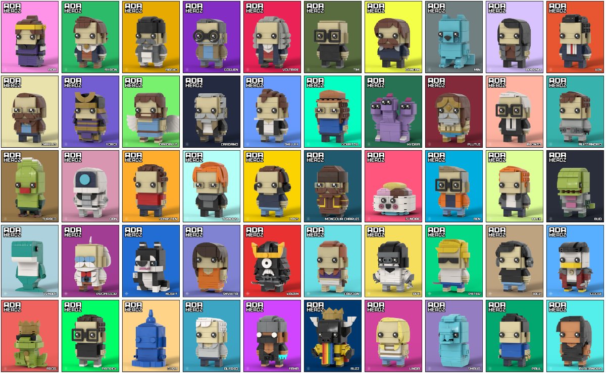 ADAHEADZ's tweet photo. Have a look at our S1 #ADAHEADZ!
What's your favorite HEAD?🤩
Minting is still LIVE on: https://t.co/eMfMVwOkQO
#CNFT #CNFTCommunity #CNFTs https://t.co/MQMZwFmrll