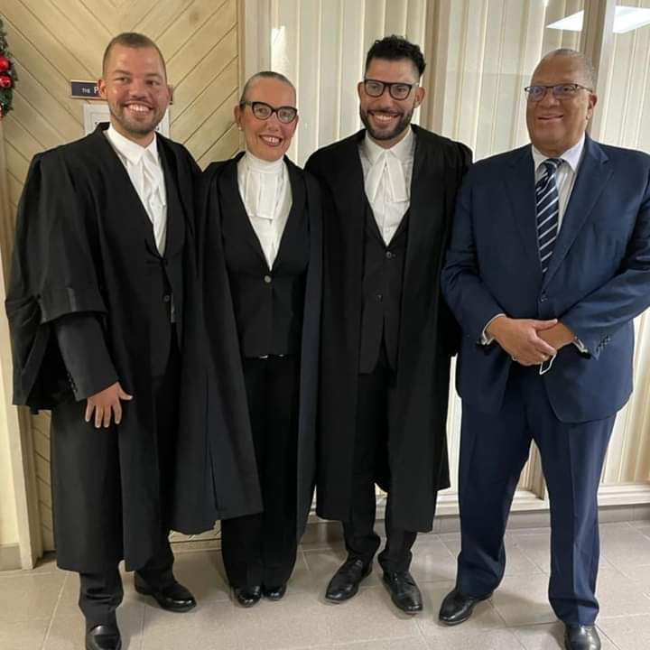Congratulations to my sons- Luke and Jacob - who were both called to the Bar. You continue to make your mom and I proud.