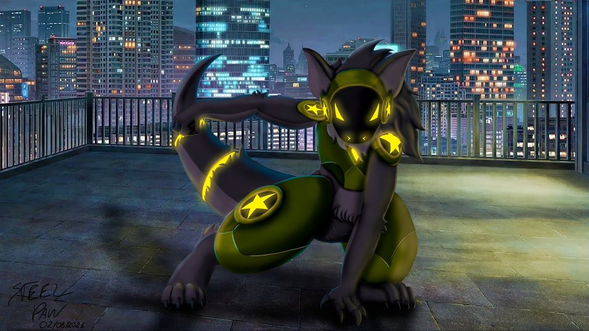 SteelpawMagnus's tweet photo. @SteelsArt I joined just for fun and because a friend who tagged me. Made this based on Winged wolf's vídeo and using some photoshop 😂. https://t.co/yOIfalNeZd