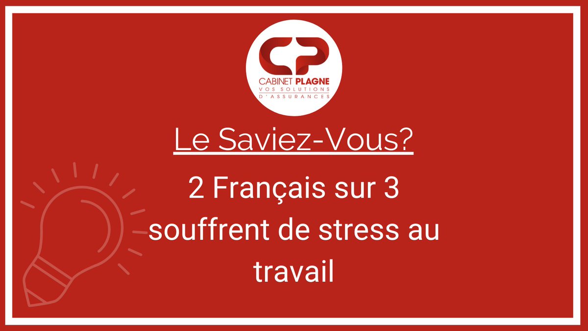 #lesaviezvous
🔎 2 #français sur 3 souffrent de #stress au #travail