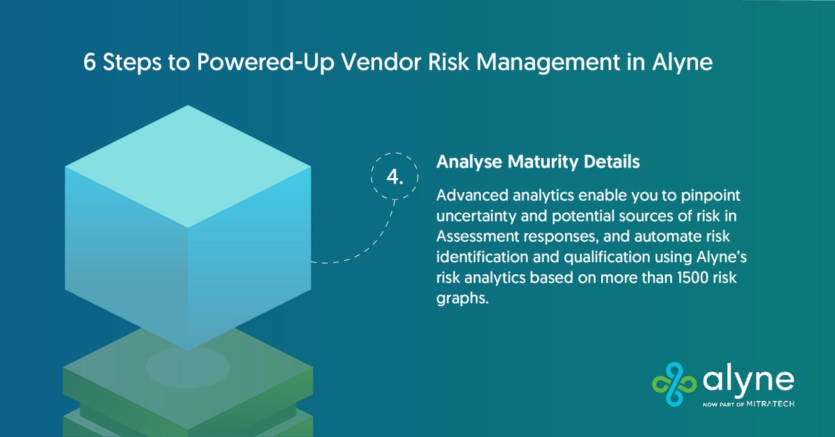 Alyne’s #VRM solution provides organisations with valuable insights through advanced analytics that empower organisations to quickly pinpoint uncertainty and potential sources of #risk in #Assessment responses.
Learn more: hubs.li/Q010Z8JH0