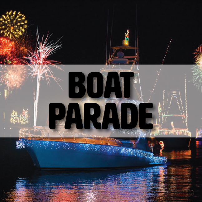 Tomorrow night! The 47th Annual Holiday Boat Parade lights up the waterways of the Intracoastal beginning at C-15 Canal, traveling south, with bleacher viewing at Red Reef Park.