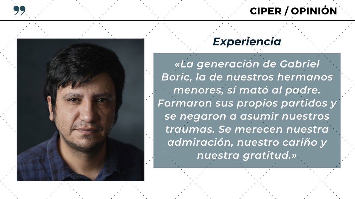 ciper's tweet photo. En breve visita a Chile antes de las elecciones, el escritor Alejandro Zambra comparte en columna para CIPER sus impresiones sobre la votación del domingo; en su caso, a escala personal 👉 https://t.co/wRsAWSMZtk https://t.co/BrgiVTuxDE
