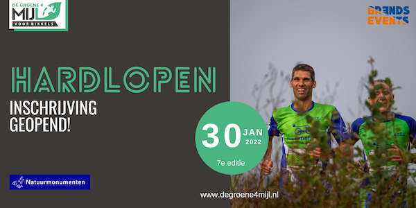 Bikkelmail #7.0. De Groene 4 Mijl! 🍀 Doe mee op zondag 30 januari 2022 mailchi.mp/degroene4mijl/…