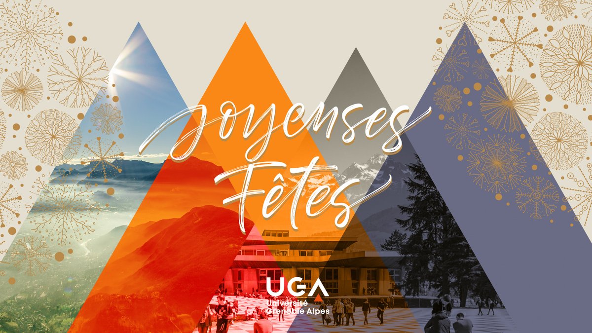 #HappyHolidays // L'Université Grenoble Alpes vous souhaite de joyeuses fêtes de fin d'année ! ✨🎉 Et vous donne rendez-vous en #2022 ! ☺️