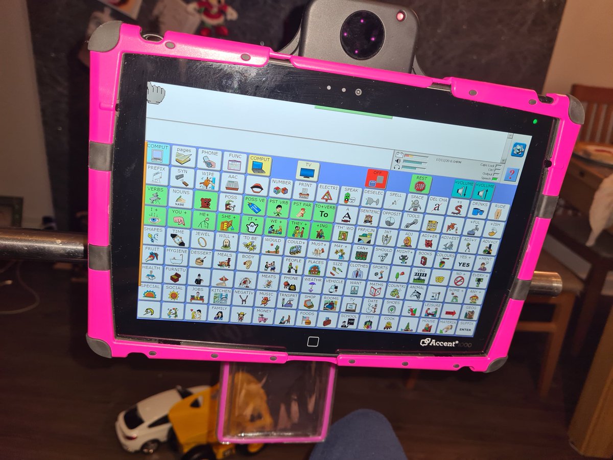 TheToiletWoman1's tweet photo. got my latest talker and it is a great wee device :) you may say it is just a piece of equipment but I say it is my everything #AAC #communication  #lovetotalk https://t.co/7huPNXU57o