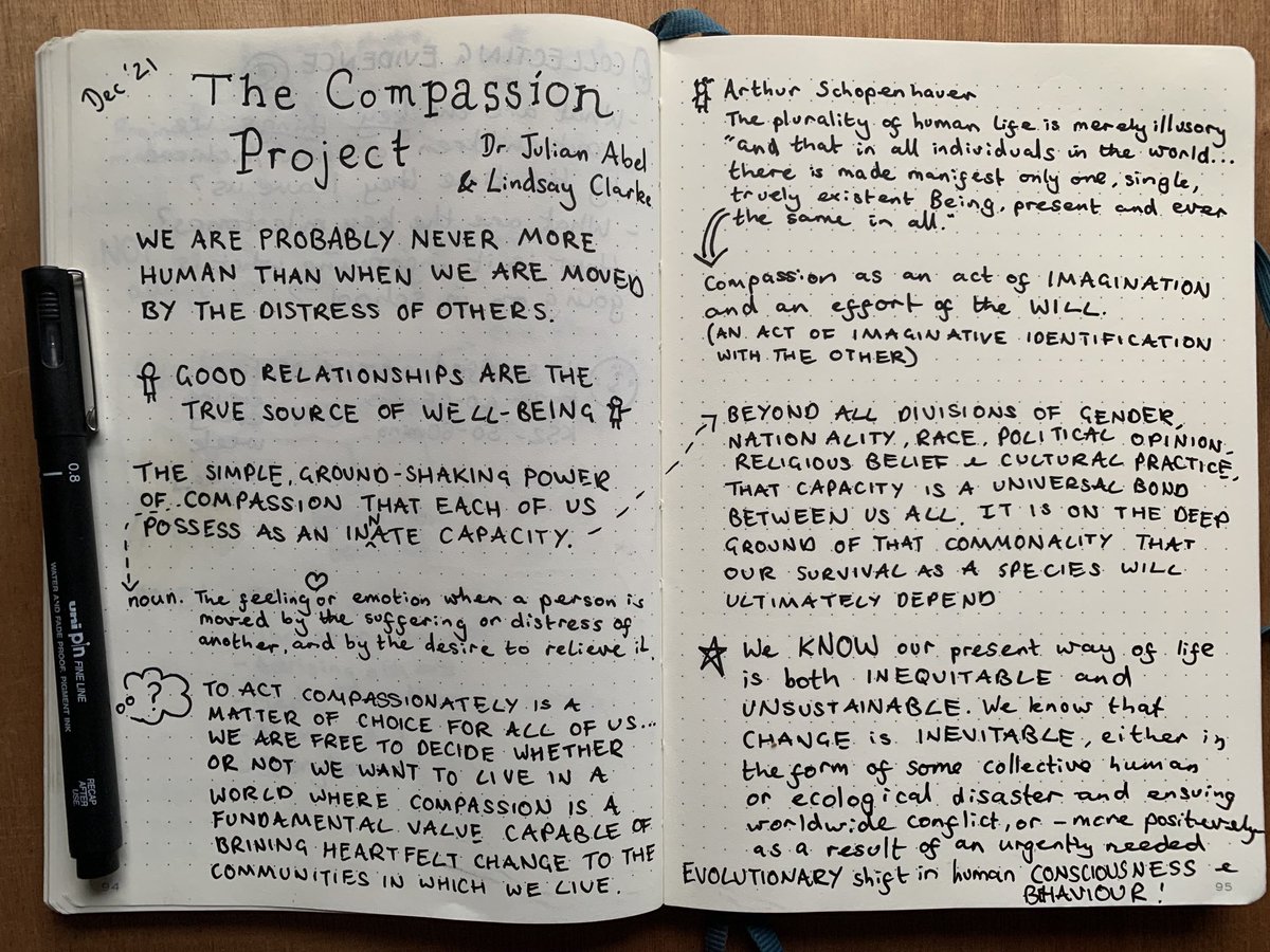 prattleandsnap's tweet photo. Really enjoyed reading #thecompassionproject by @drjulianabel and Lindsay Clarke…enough to make me want to sit on my town’s council! Also enjoyed the quick #sketchnote session at @island_roasted this morning 💕🏘👂☕️ https://t.co/iPl1G0RJQa