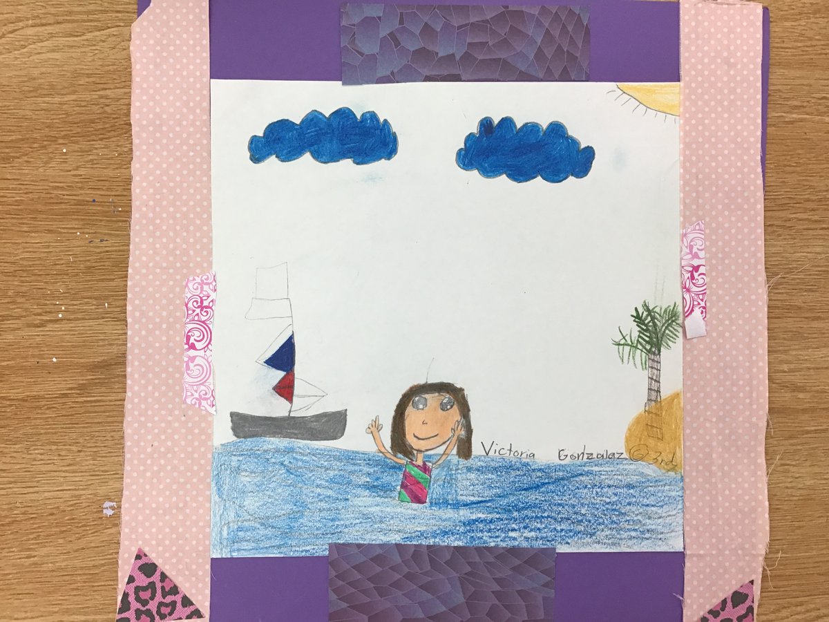 #PCGrade3 #PCVisualArts students have been working on a quilt unit. They learned about the work of the Gee's Bend Quilters and were inspired to create their own “quilts.” #PCNurturing