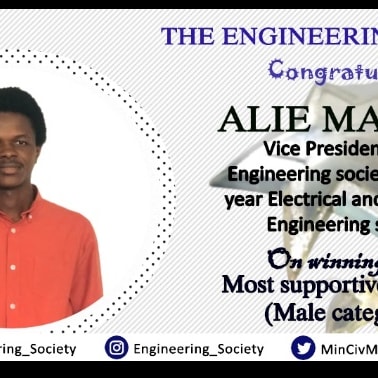 MinCivMecElec01's tweet photo. As a society, a feather is added to our hats to see colleagues and staff deservingly win awards. Congratulations to all the winners and the very best in the future. We were also recognized as the best society and the civil engineering department as the best.

Thank you all. https://t.co/Z10XuhXPiM