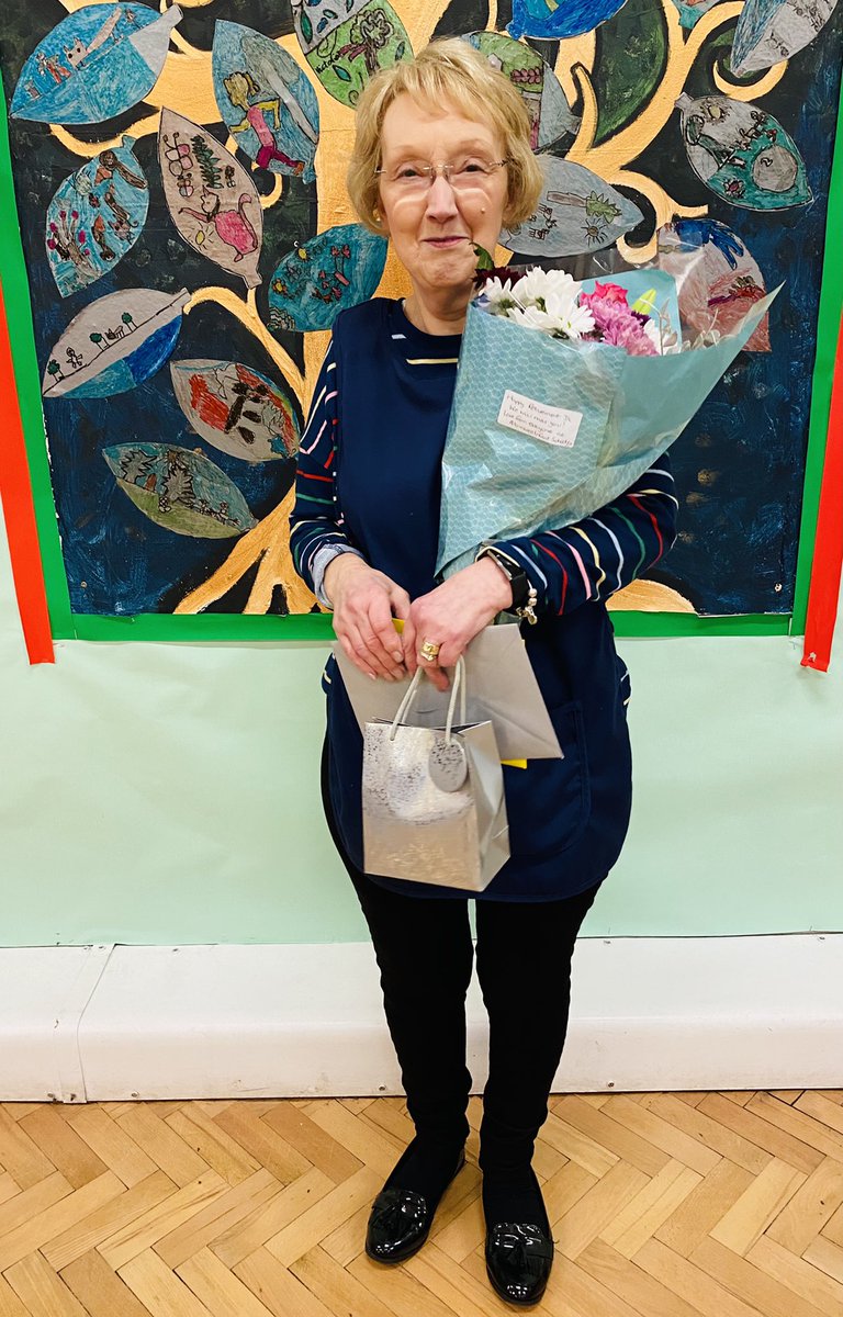 We say goodbye to our wonderful Di today. Thank you for all your dedication &amp; hard work-we will miss you! 😊 😢