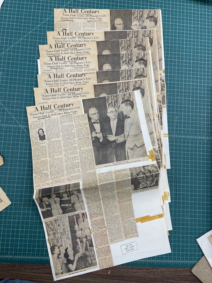 Kw33n5uzicus's tweet image. As a conservator, I hate brittle newspaper. As a person, I love sorting things into piles. As someone with a library degree, I love figuring out which newspaper titles we already have in our collection. So obvs I love helping out with archival processing when I get the chance!