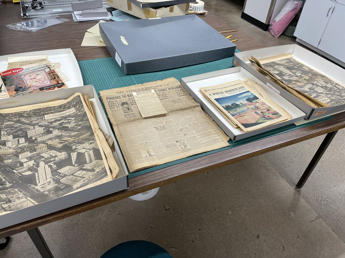 Kw33n5uzicus's tweet image. As a conservator, I hate brittle newspaper. As a person, I love sorting things into piles. As someone with a library degree, I love figuring out which newspaper titles we already have in our collection. So obvs I love helping out with archival processing when I get the chance!