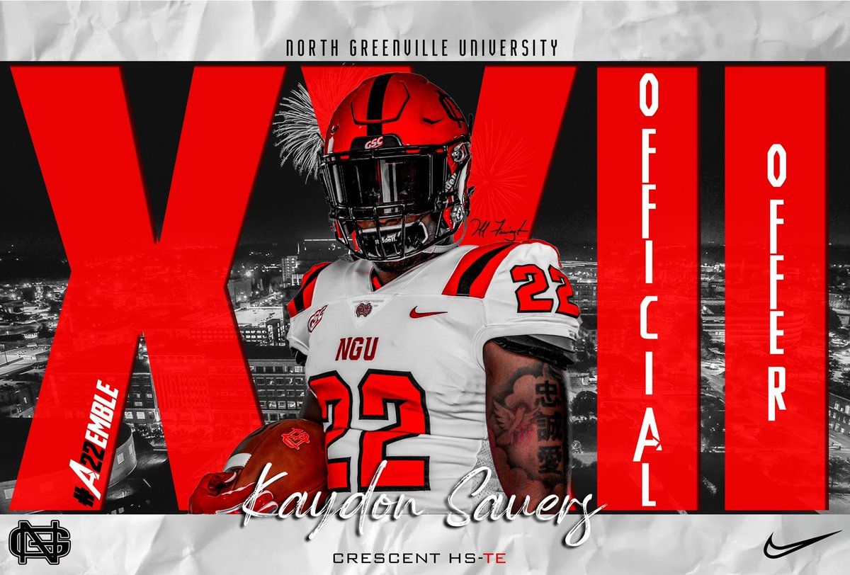 CHSTigersFB's tweet photo. Congratulations to @KaydonSauers on receiving an offer from @NGUFootball1. https://t.co/oaqnT5ZBKm