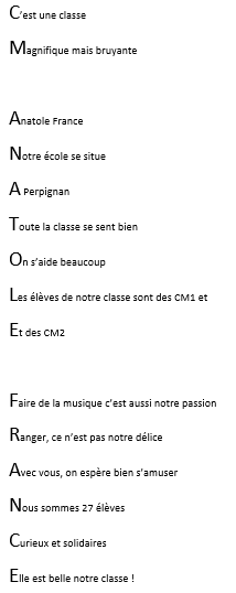 #Twoulipo #EQ19
Voici notre acrostiche :