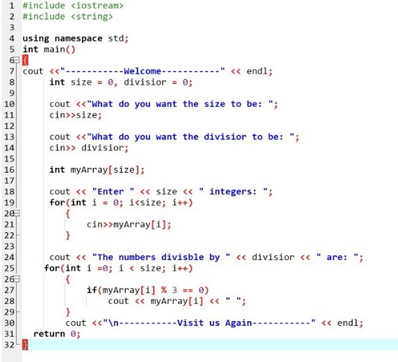 #5Days_Cpp Day 5: A simple code that asks the user to enter the size ...