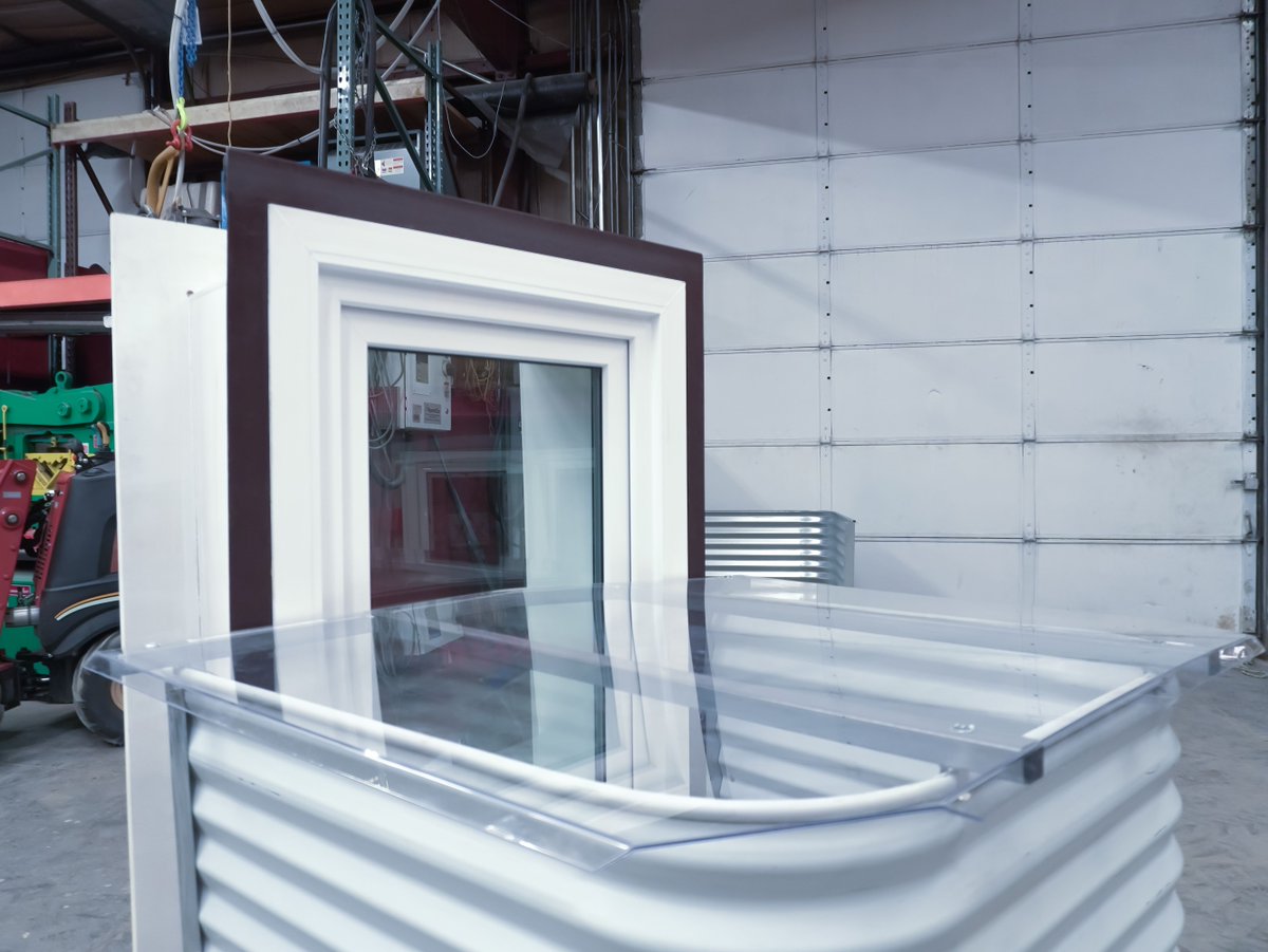BetterEgress's tweet photo. For climates with average or greater precipitation, Bright Idea recommends our clear well cover with a unique bowed tubular steel structural subframe and UV-resistant polycarbonate to better shed water while allowing maximum light transmission.

https://t.co/DKaySJsgKV https://t.co/N64YVcDPpY