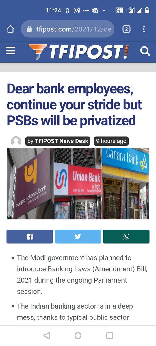 starrypreety's tweet photo. @tfipost  hello what do u think when u pen such hate inflicted one sided wrongs and totally false things about the over burdened hardworking Public sector bank employees ? 
This is totally unacceptable! Please apologise!!
@idesibanda  @alashshukla  @WeNeedPSBs  @tehseenp https://t.co/fCHNVD6T9c